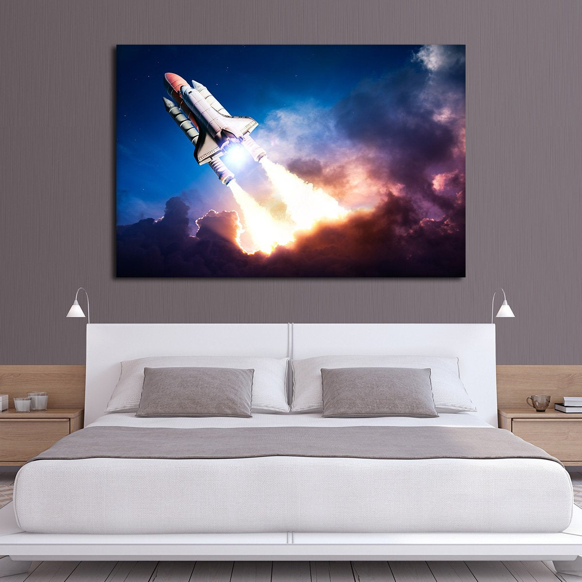 Mission To Space Multi Panel Canvas Wall Art