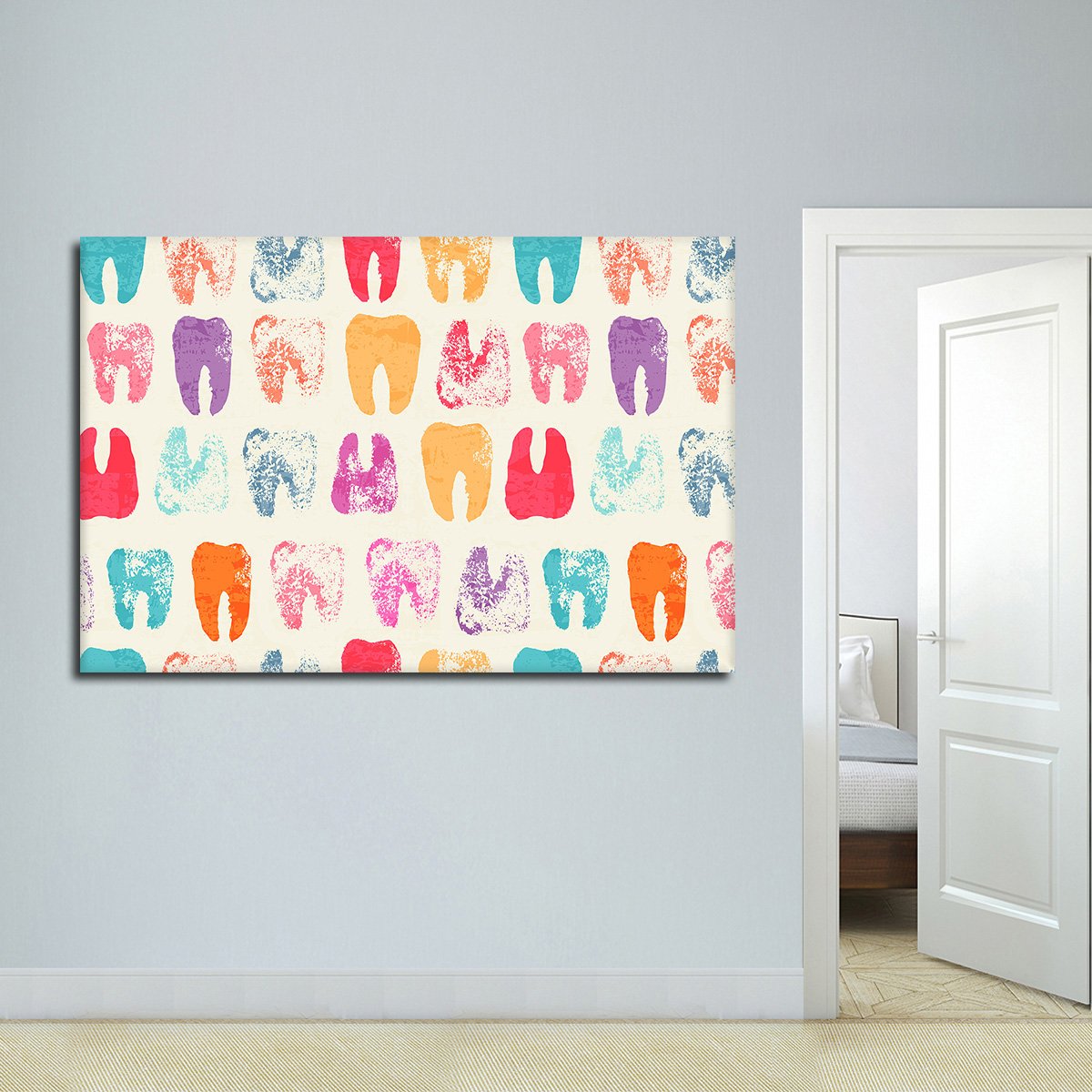 Molar Mania Multi Panel Canvas Wall Art
