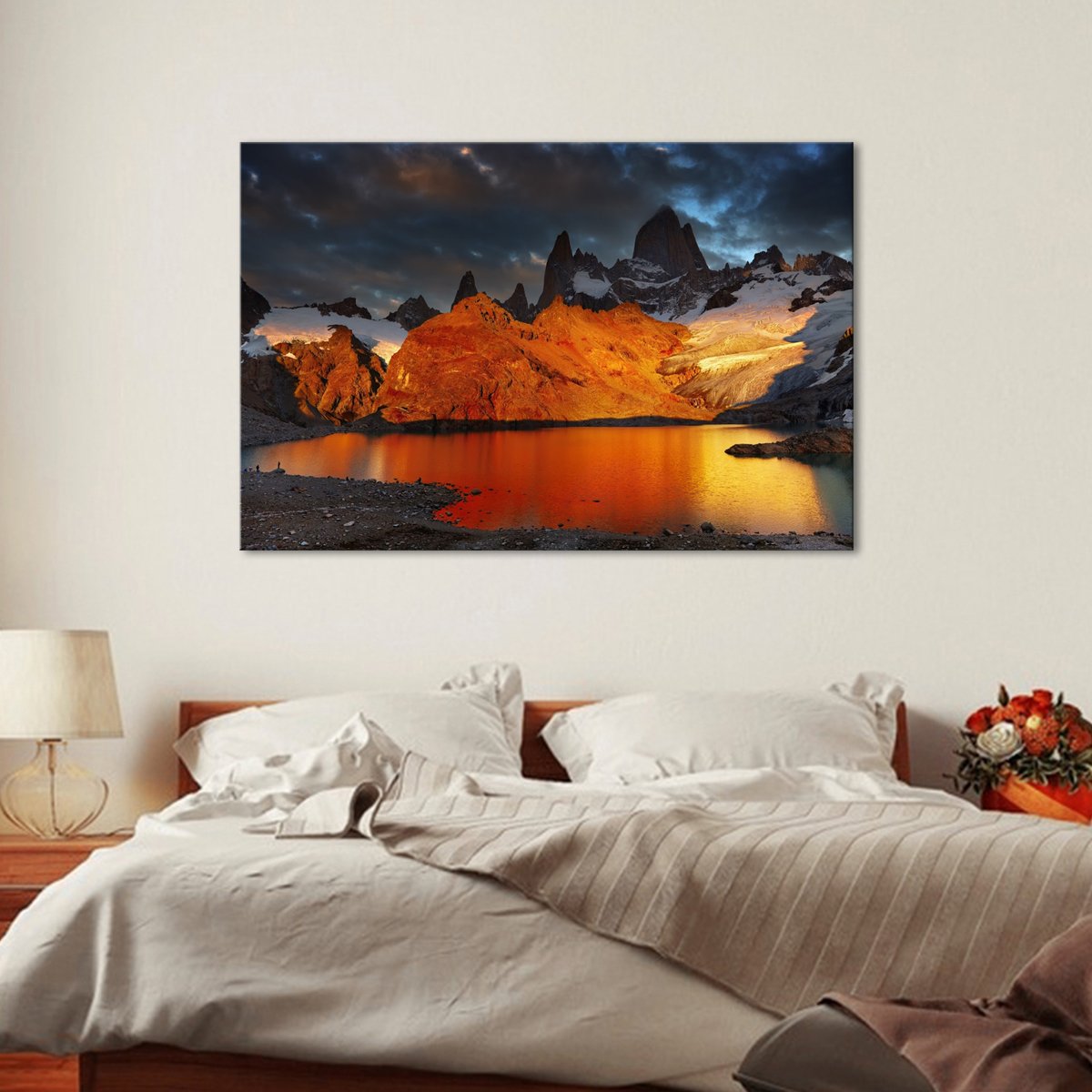 Mount Fitz Roy Multi Panel Canvas Wall Art