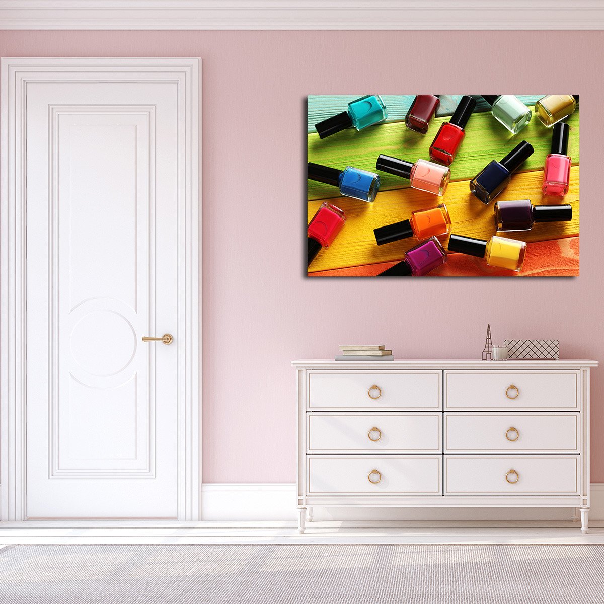 Nail Polish Multi Panel Canvas Wall Art