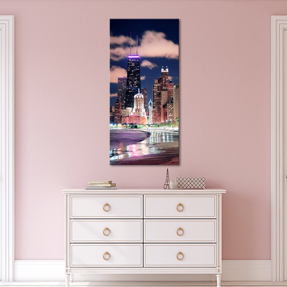 North Avenue Beach Multi Panel Canvas Wall Art