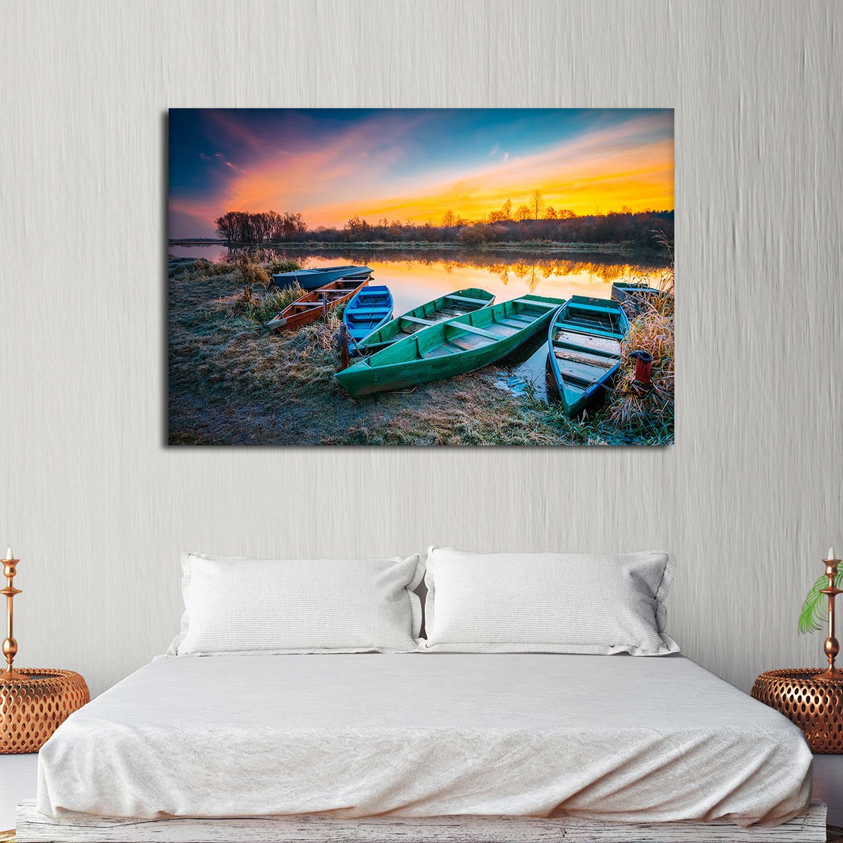 Nostalgic Vacation Multi Panel Canvas Wall Art