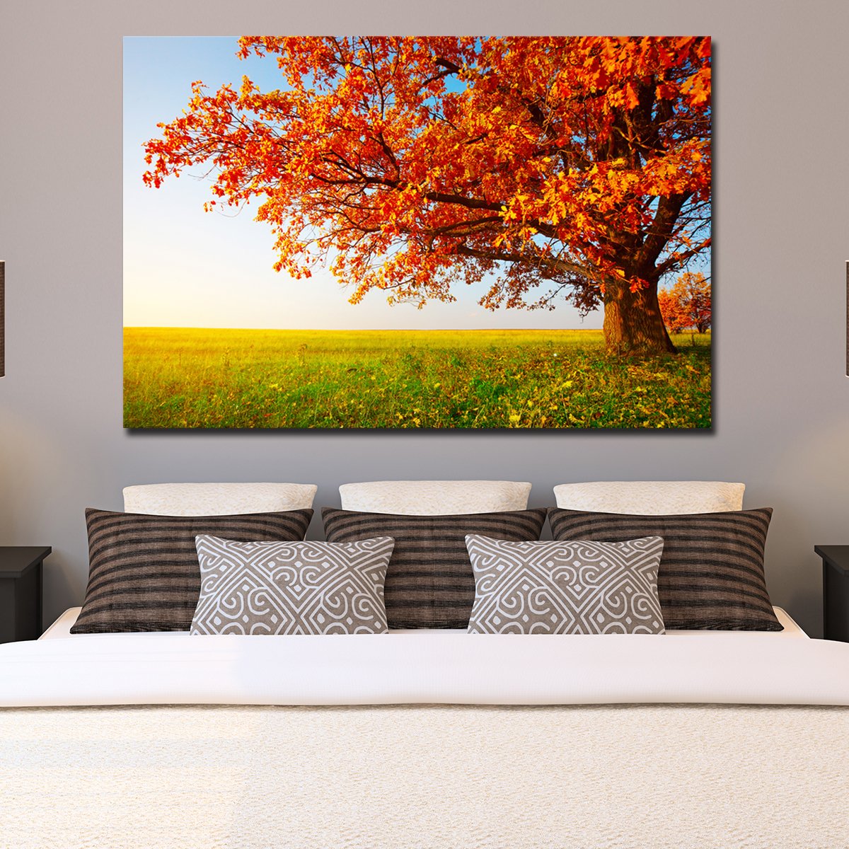 Oak Tree Multi Panel Canvas Wall Art