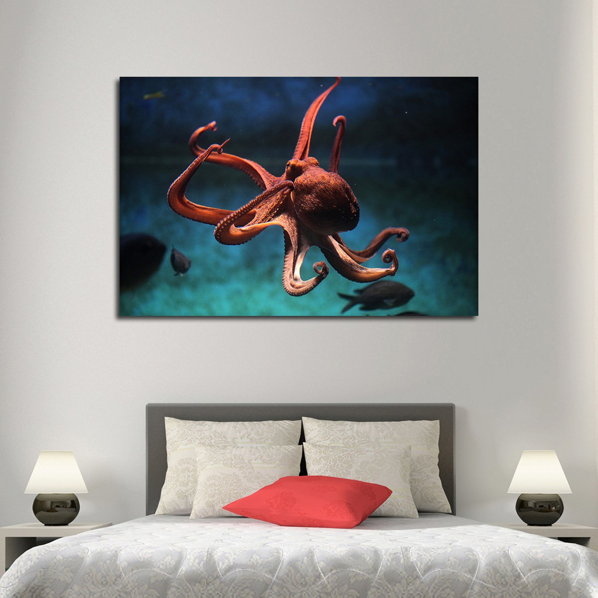 Octopus Multi Panel Canvas Wall Art