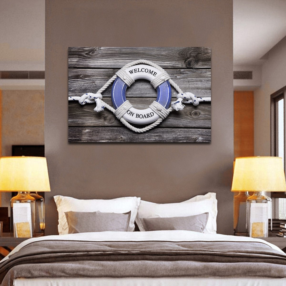On Board Multi Panel Canvas Wall Art