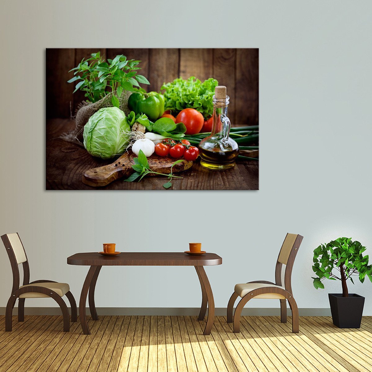 Organic Multi Panel Canvas Wall Art