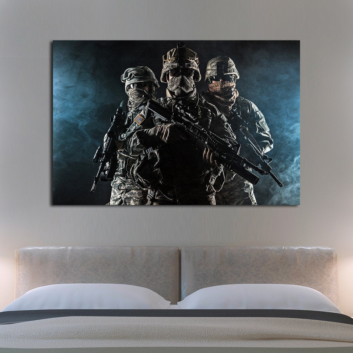 Paratroopers Multi Panel Canvas Wall Art