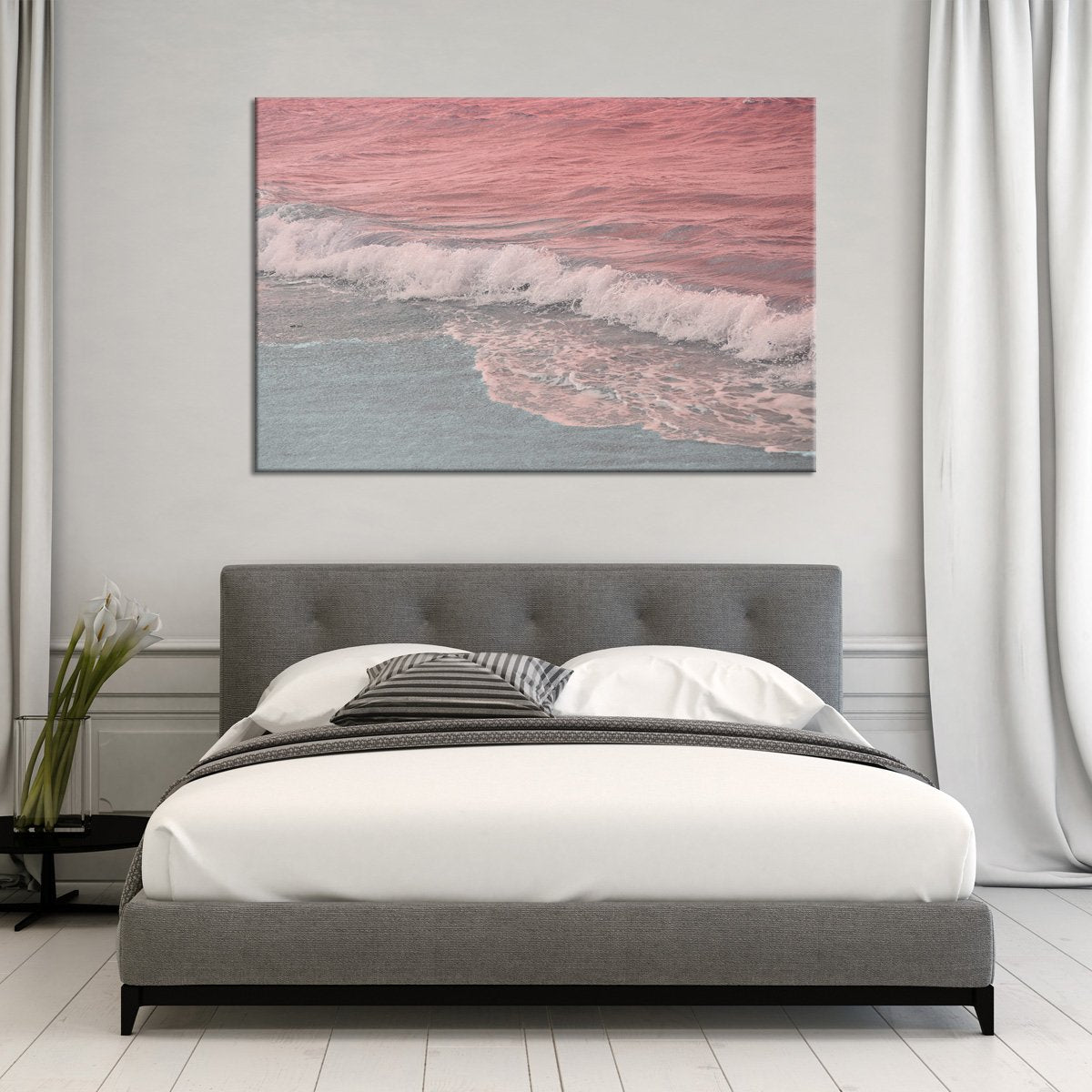 Pastel Ocean Multi Panel Canvas Wall Art