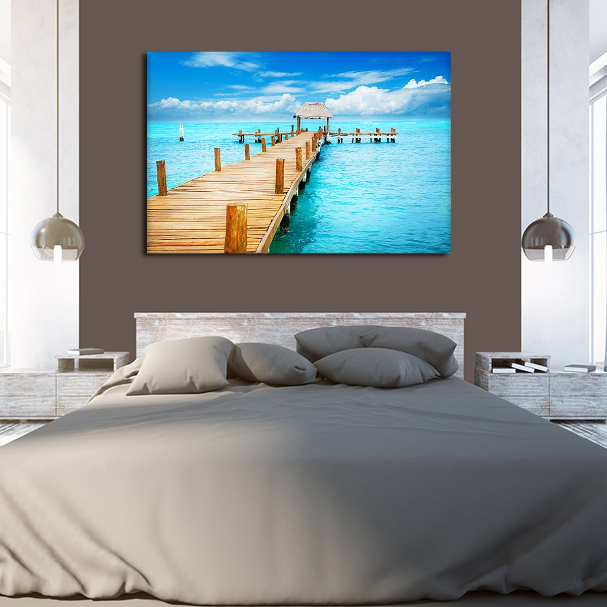 Pathway To Paradise Multi Panel Canvas Wall Art