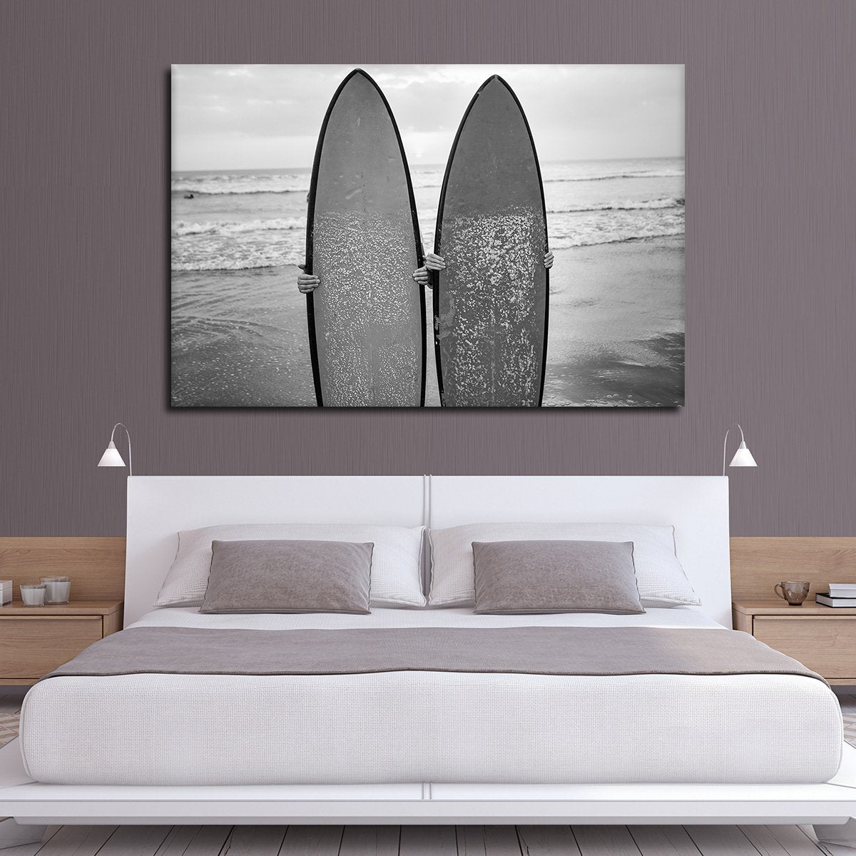 Perfect Surf Day Multi Panel Canvas Wall Art