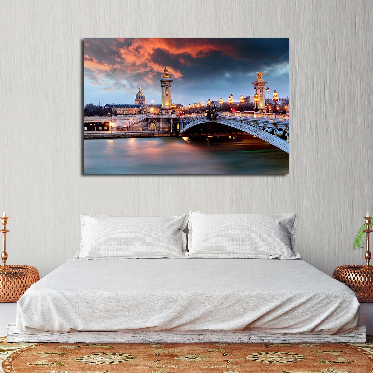 Pont Alexandre Multi Panel Canvas Wall Art