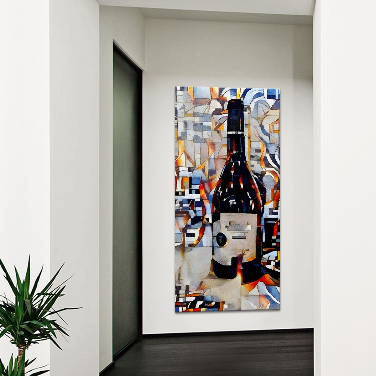 Pop The Bottle Multi Panel Canvas Wall Art