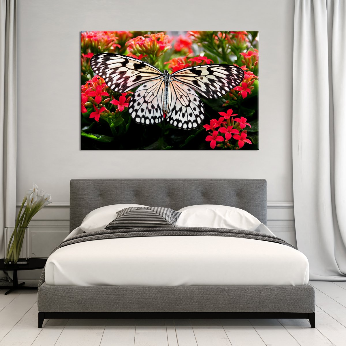 Pretty Butterfly Multi Panel Canvas Wall Art
