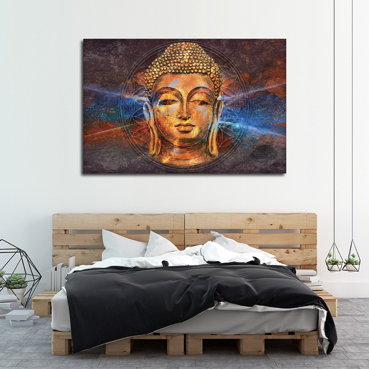 Psychedelic Buddha Multi Panel Canvas Wall Art
