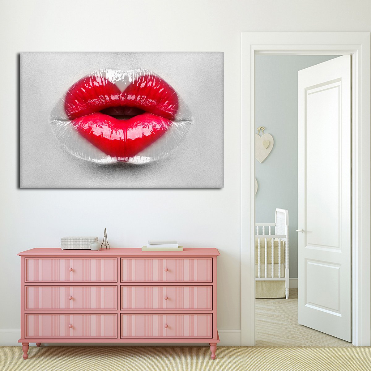 Pucker Up Multi Panel Canvas Wall Art