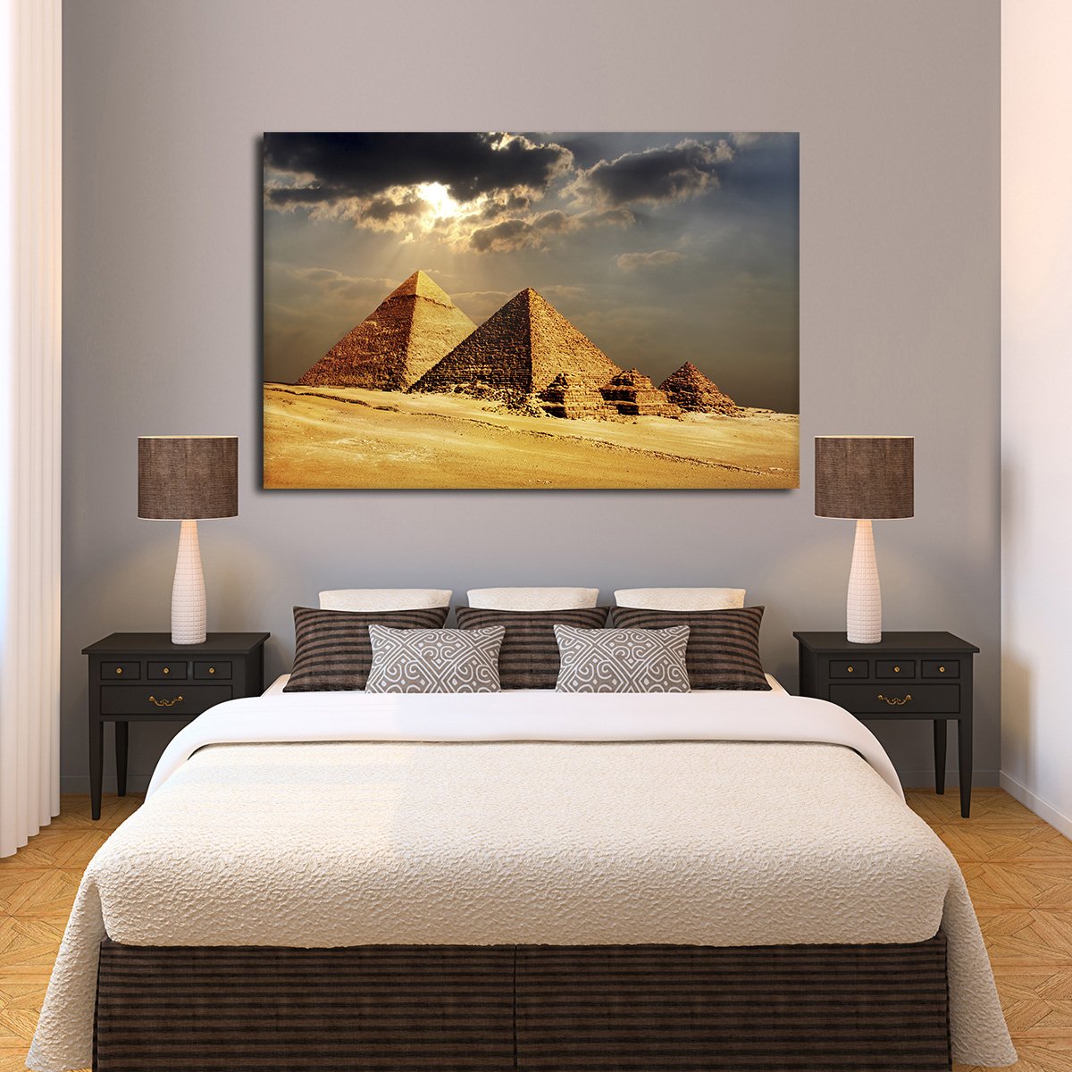 Pyramid Multi Panel Canvas Wall Art