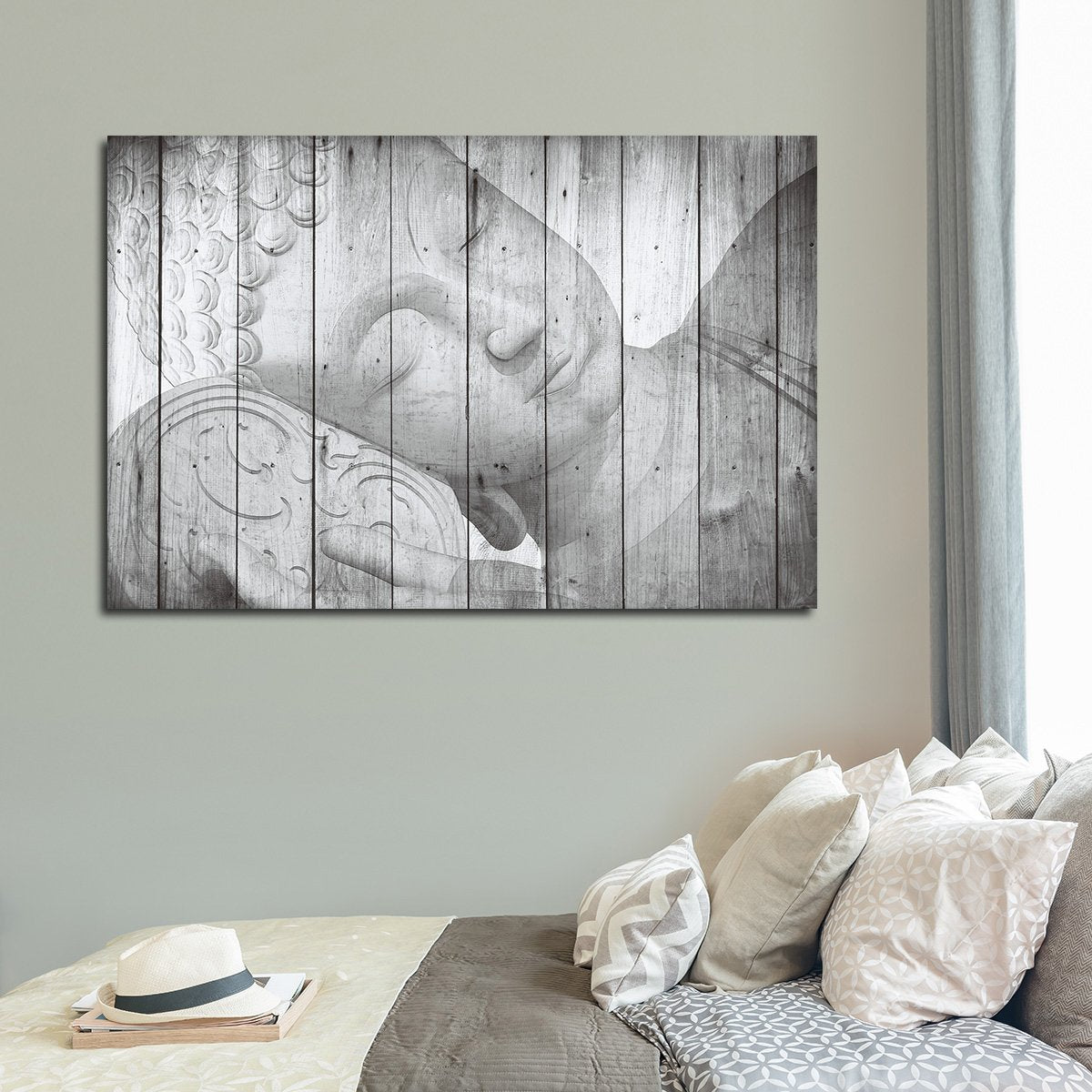Reclining Buddha Multi Panel Canvas Wall Art
