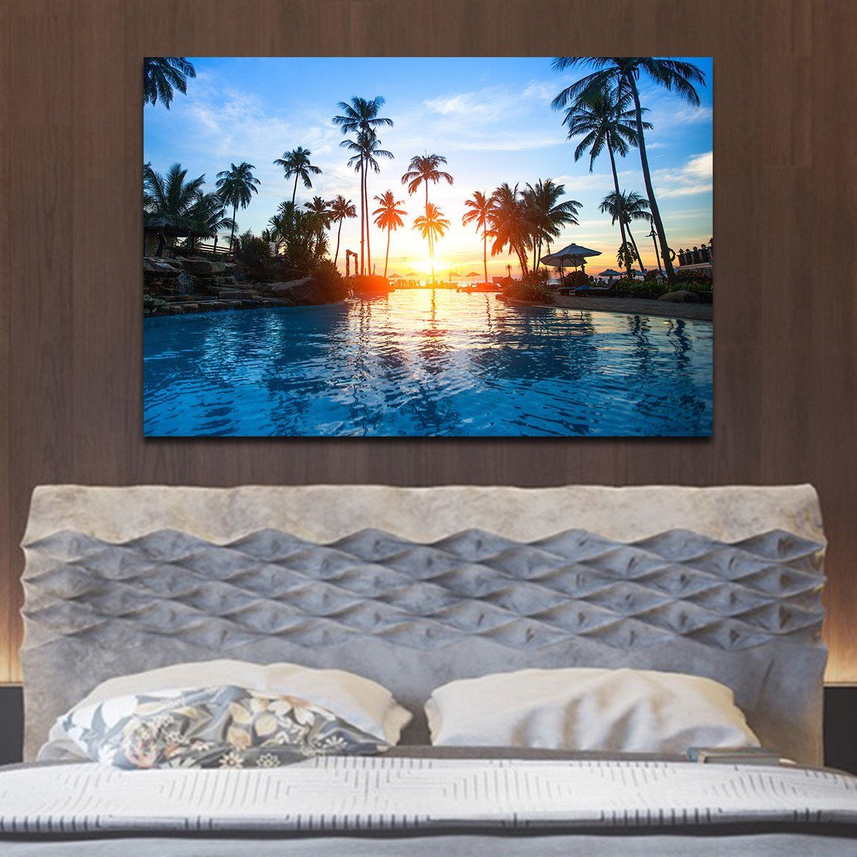 Resort Multi Panel Canvas Wall Art