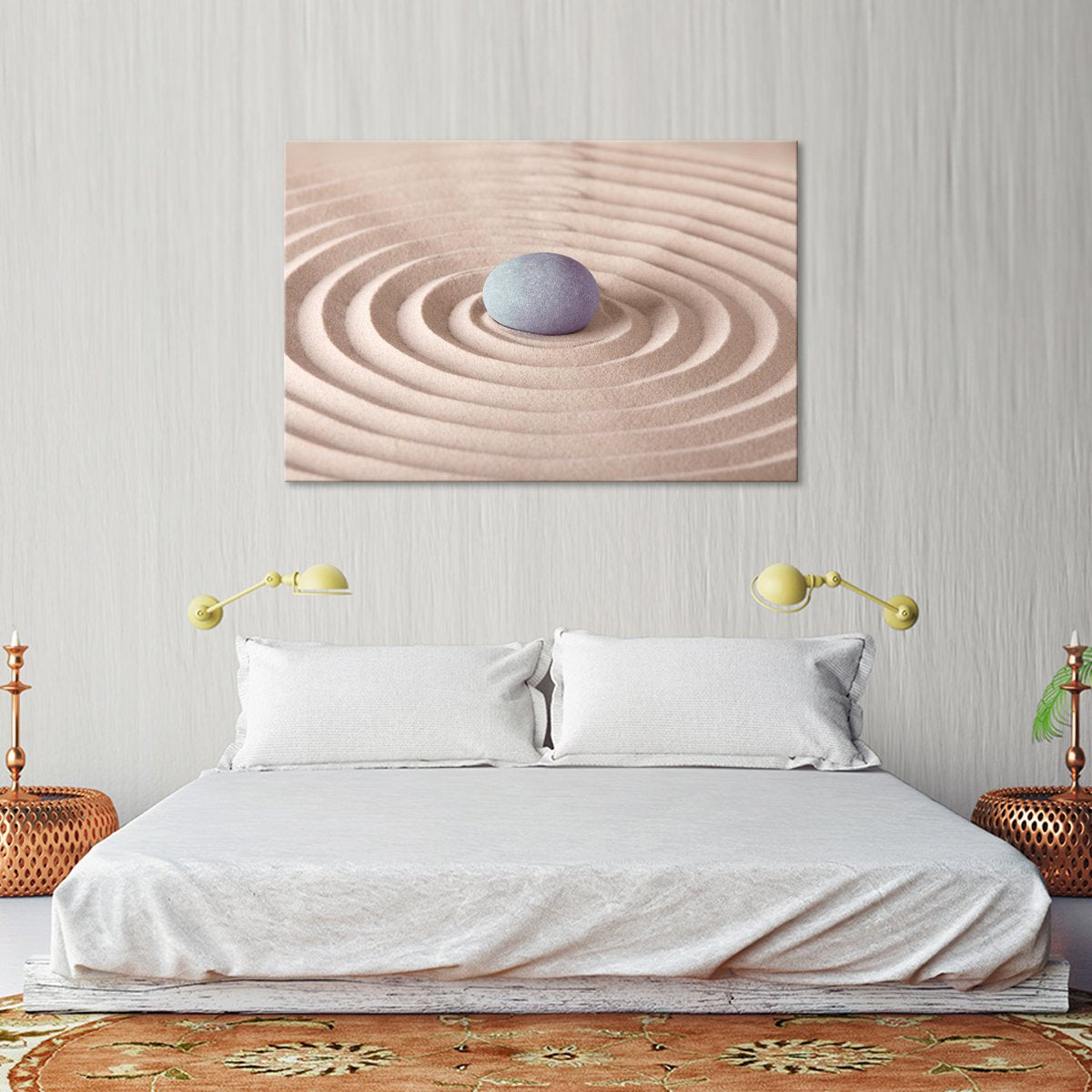 Rings of Tranquility Multi Panel Canvas Wall Art
