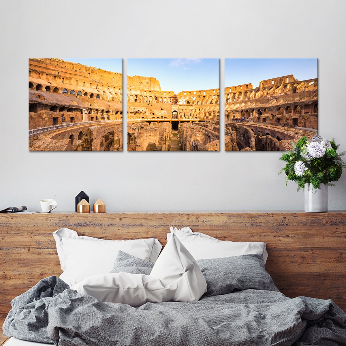 Roman Colosseum Multi Panel Canvas Wall Art