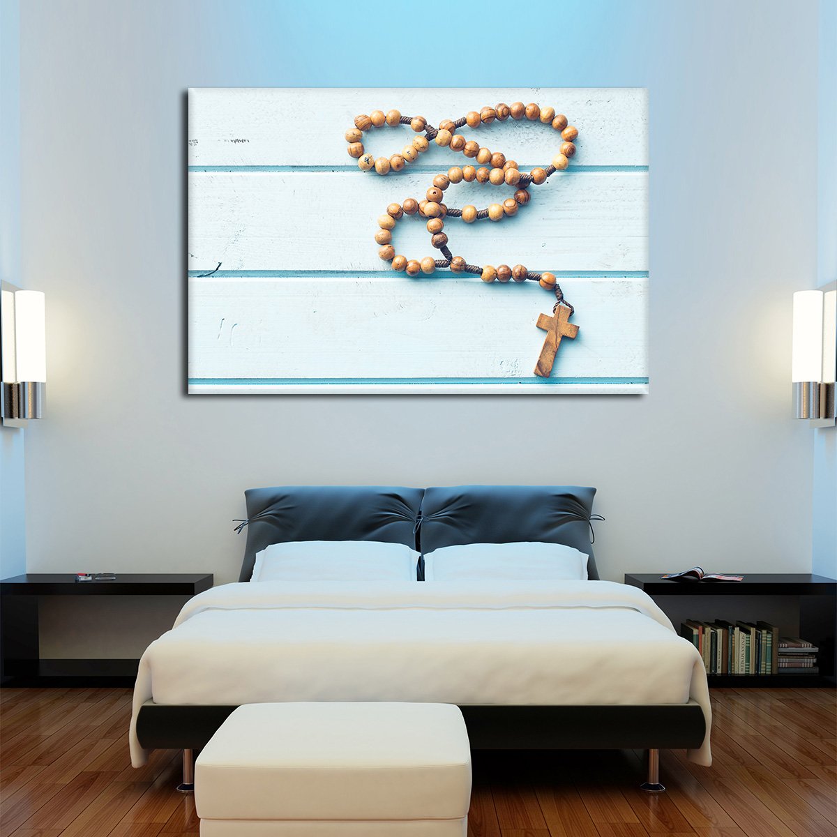 Rosary Beads Multi Panel Canvas Wall Art
