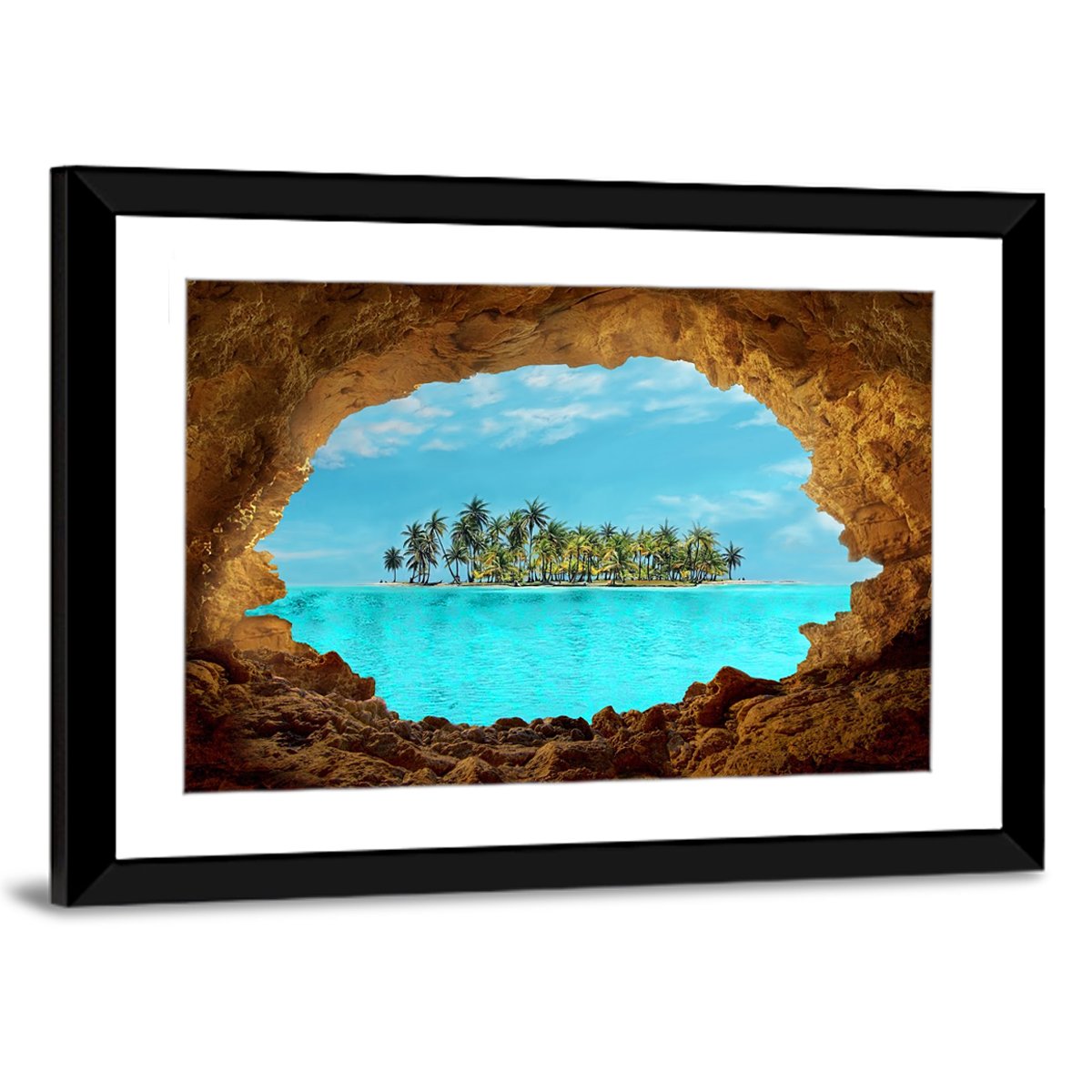 Secret Island Multi Panel Canvas Wall Art