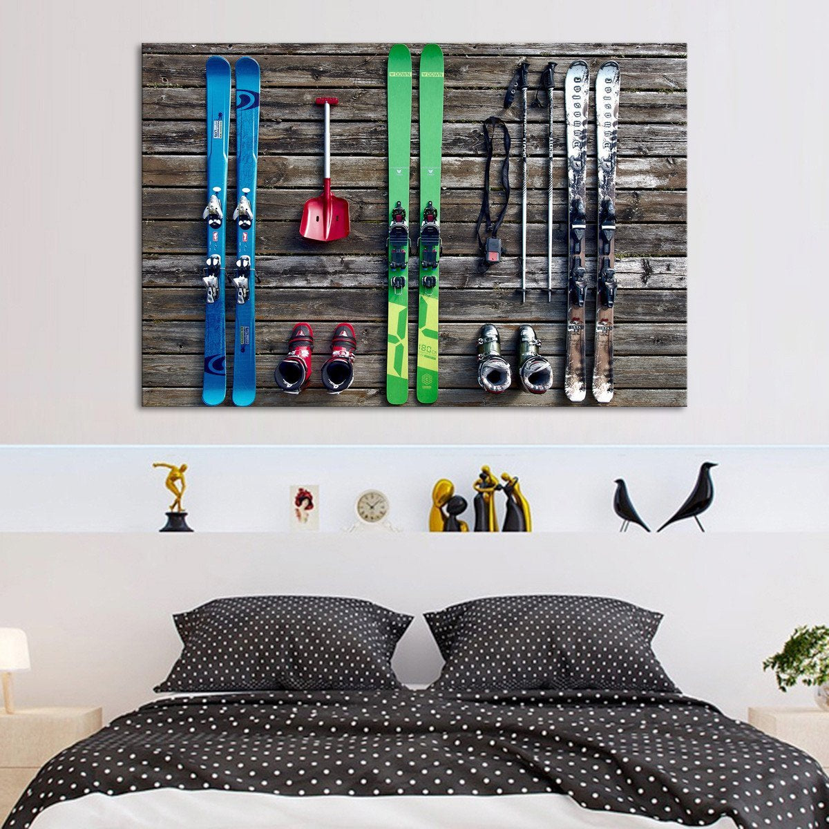 Ski Gear Multi Panel Canvas Wall Art