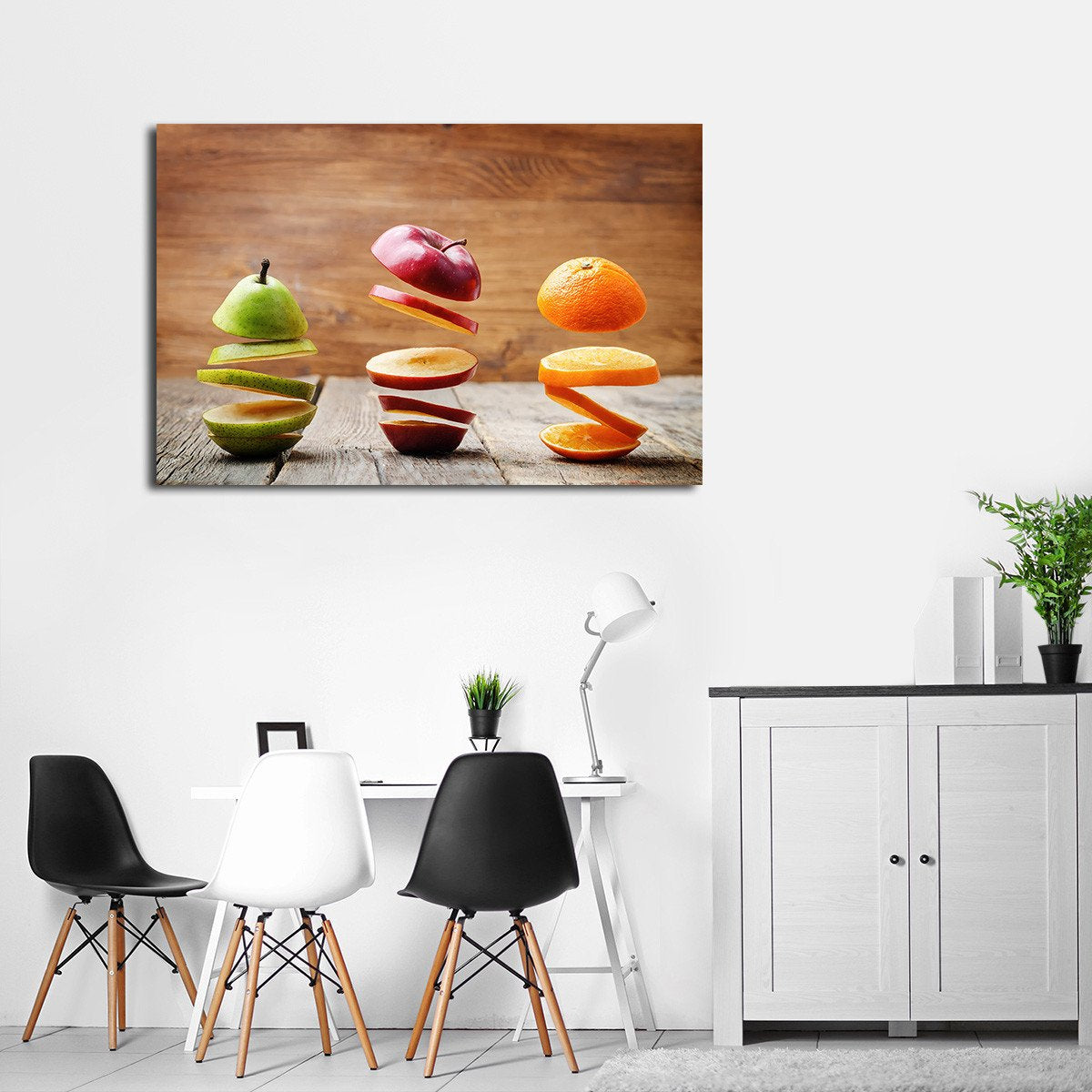 Slices of Fruit Multi Panel Canvas Wall Art