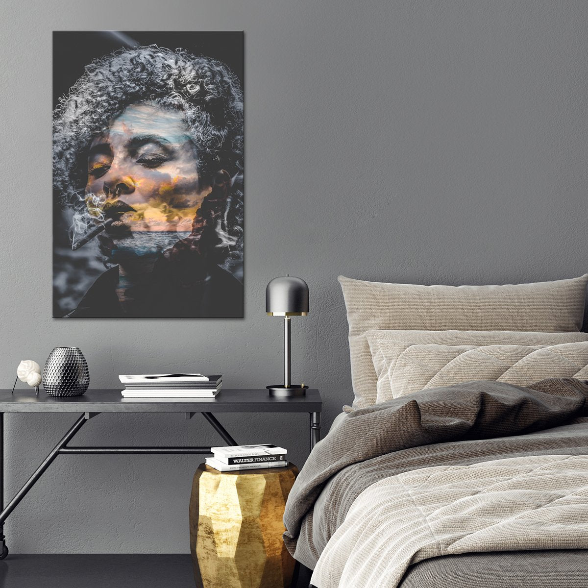 Smoke And Mirrors Multi Panel Canvas Wall Art