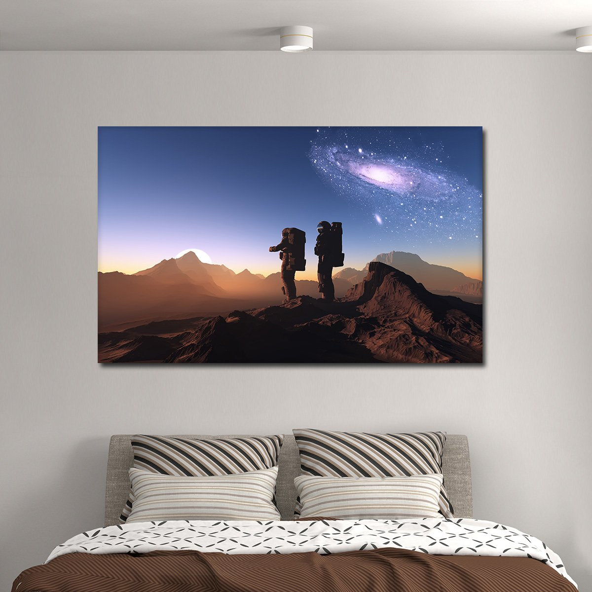 Space Exploration Multi Panel Canvas Wall Art