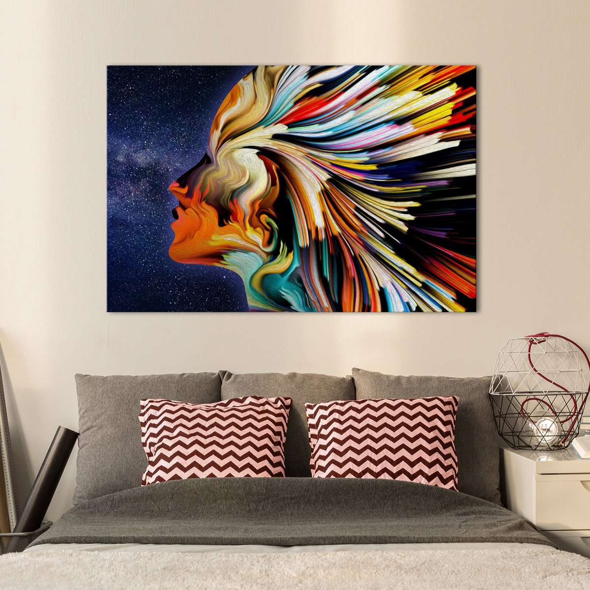 Star Profile Multi Panel Canvas Wall Art