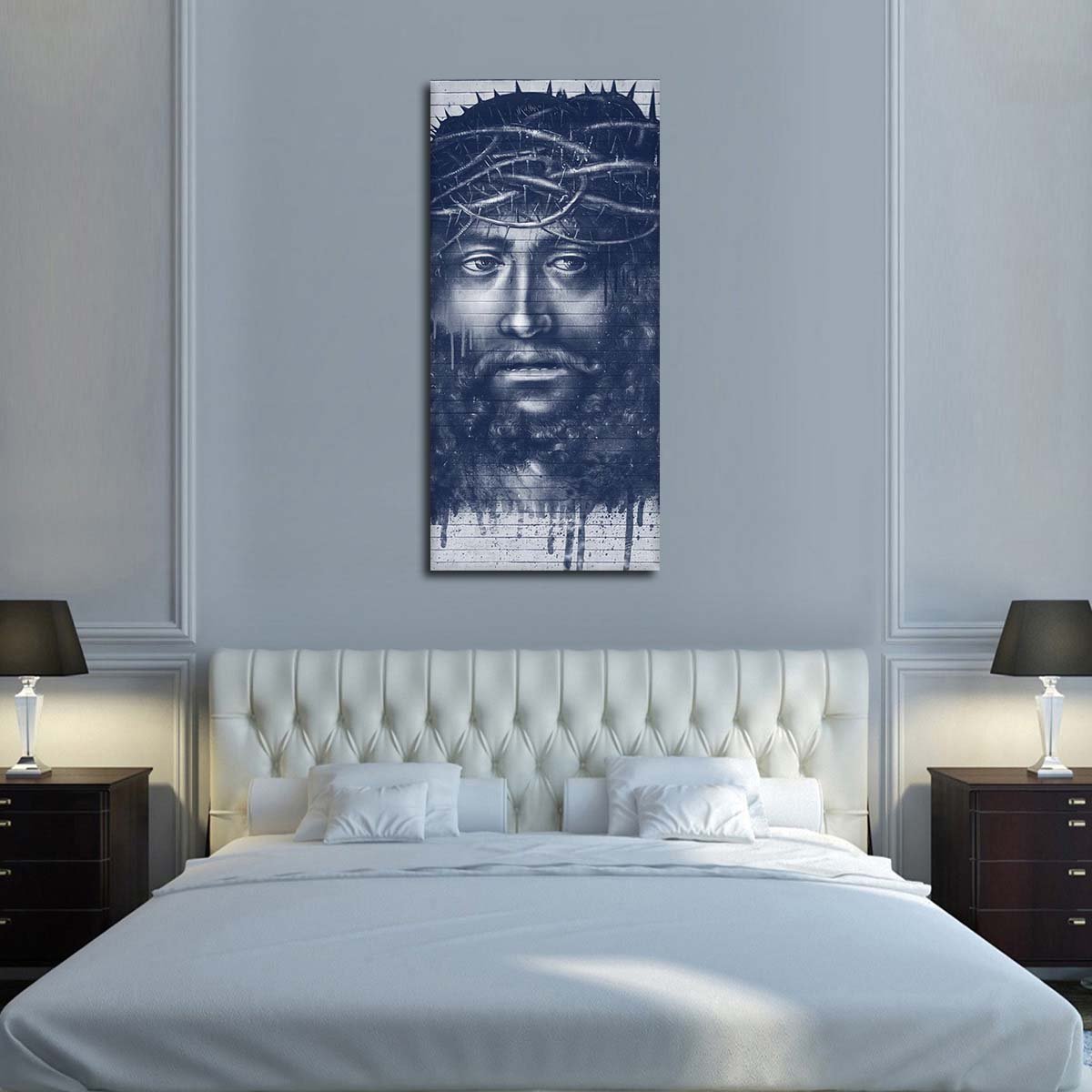 Jesus Graffiti Multi Panel Canvas Wall Art