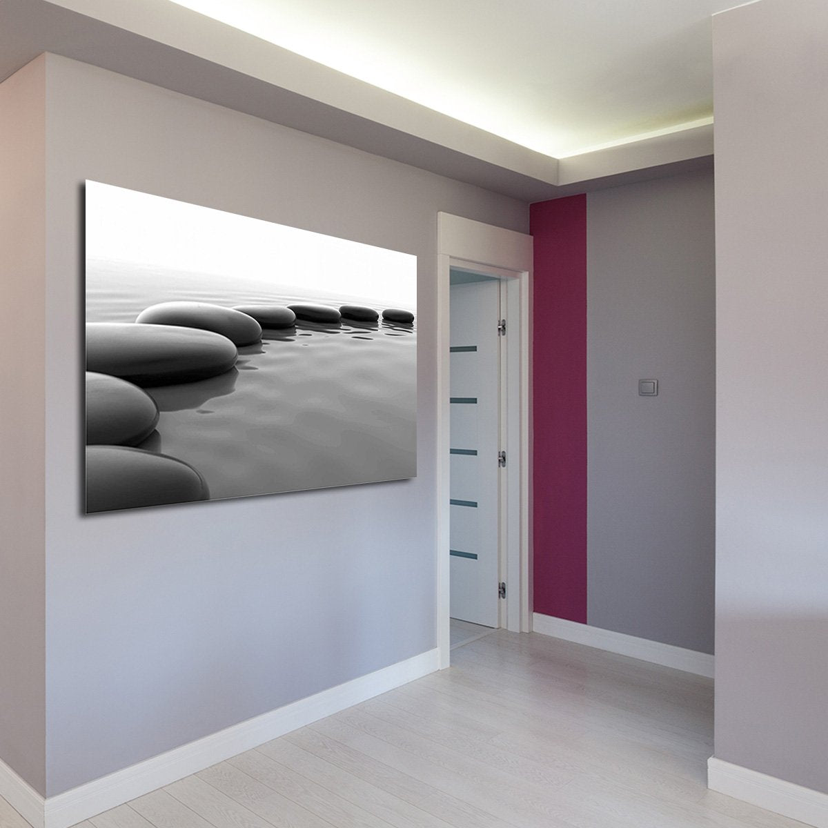 Stones Multi Panel Canvas Wall Art
