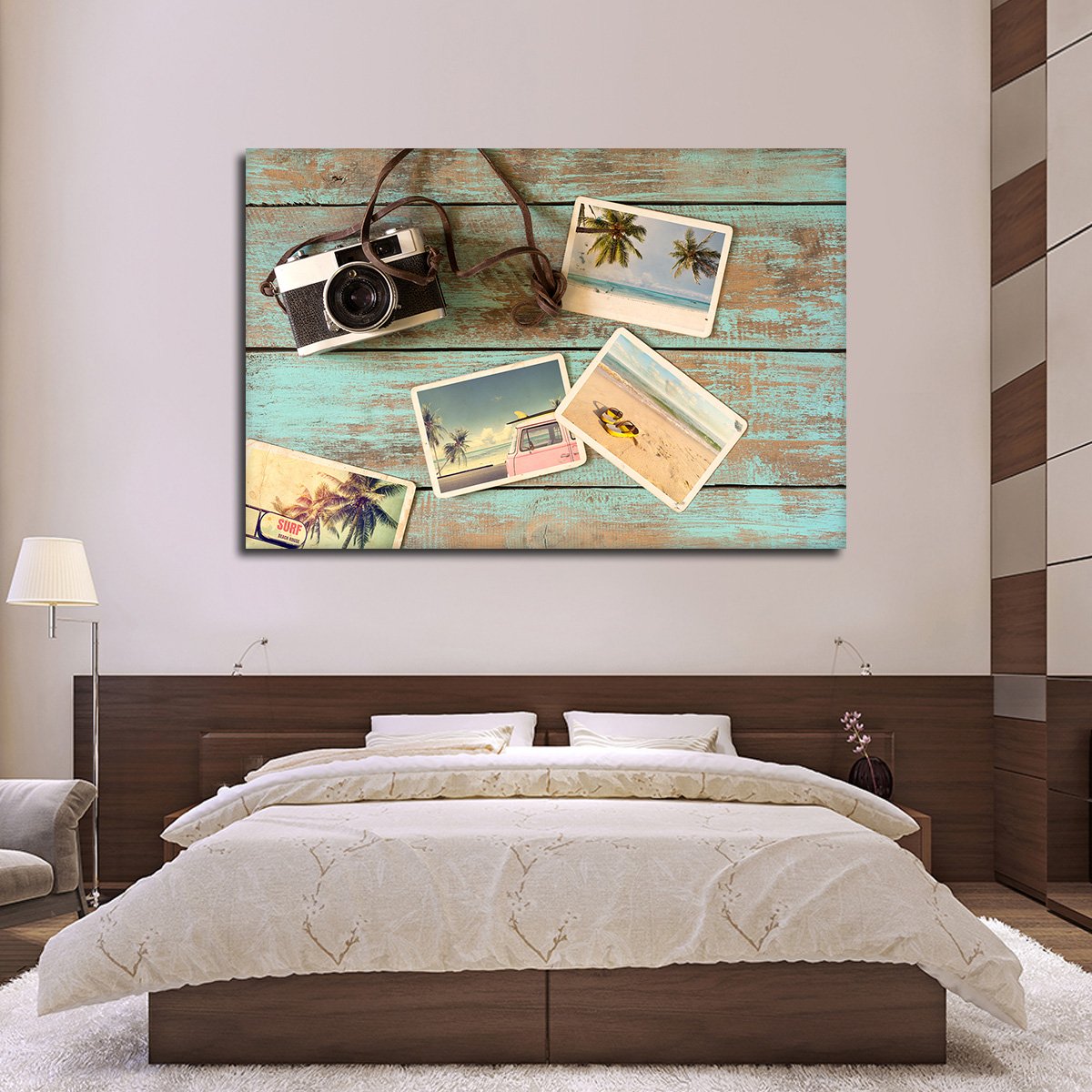 Summer Vacation Multi Panel Canvas Wall Art