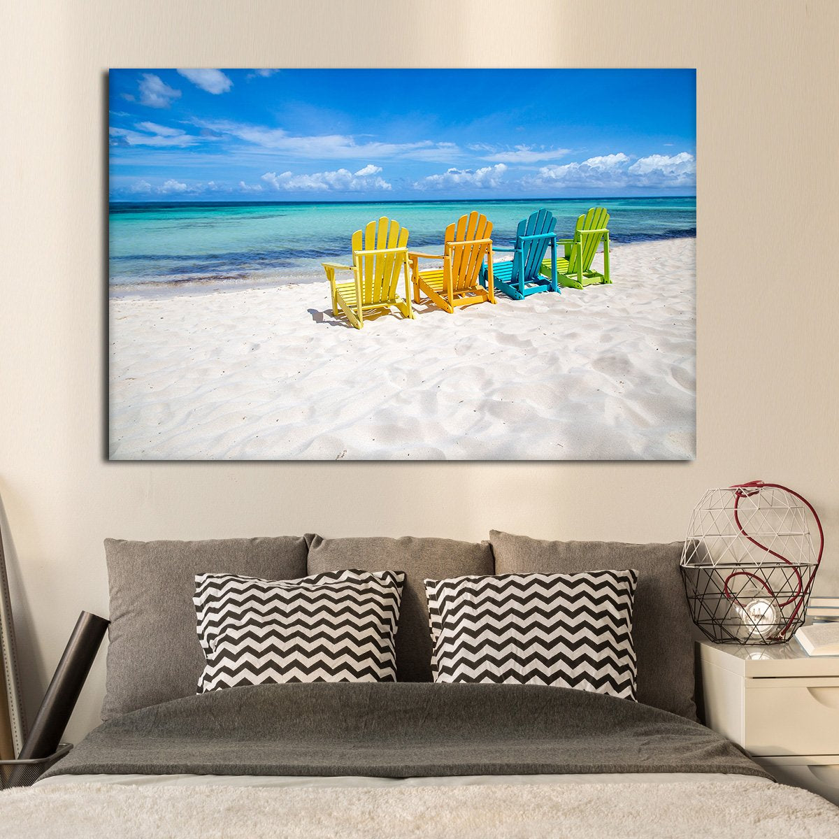 Sun Bathing Multi Panel Canvas Wall Art