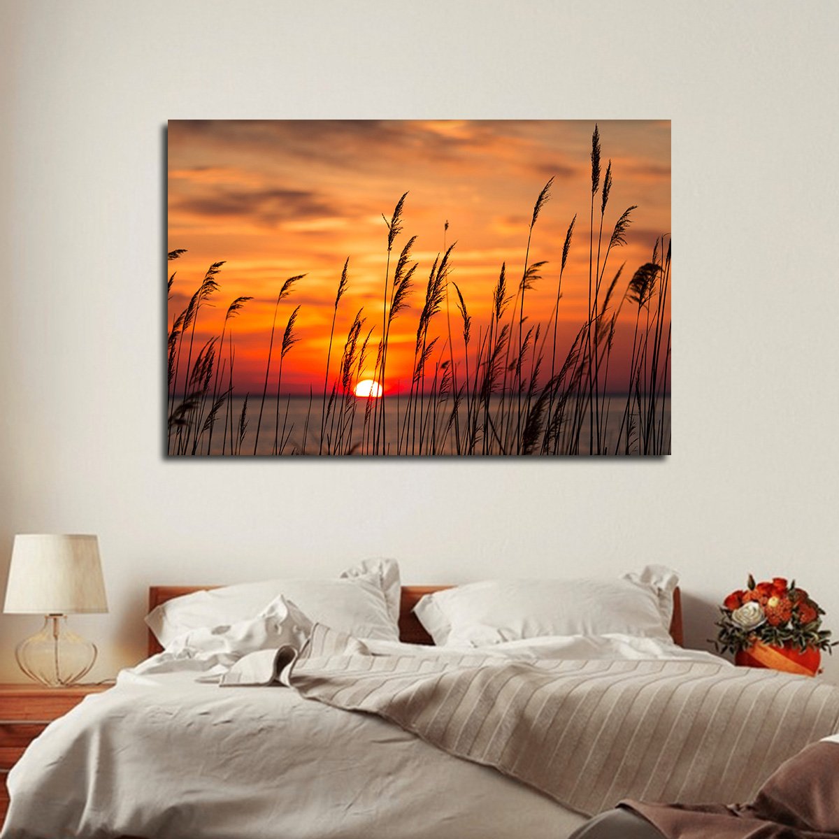 Sunrise By The Bay Multi Panel Canvas Wall Art