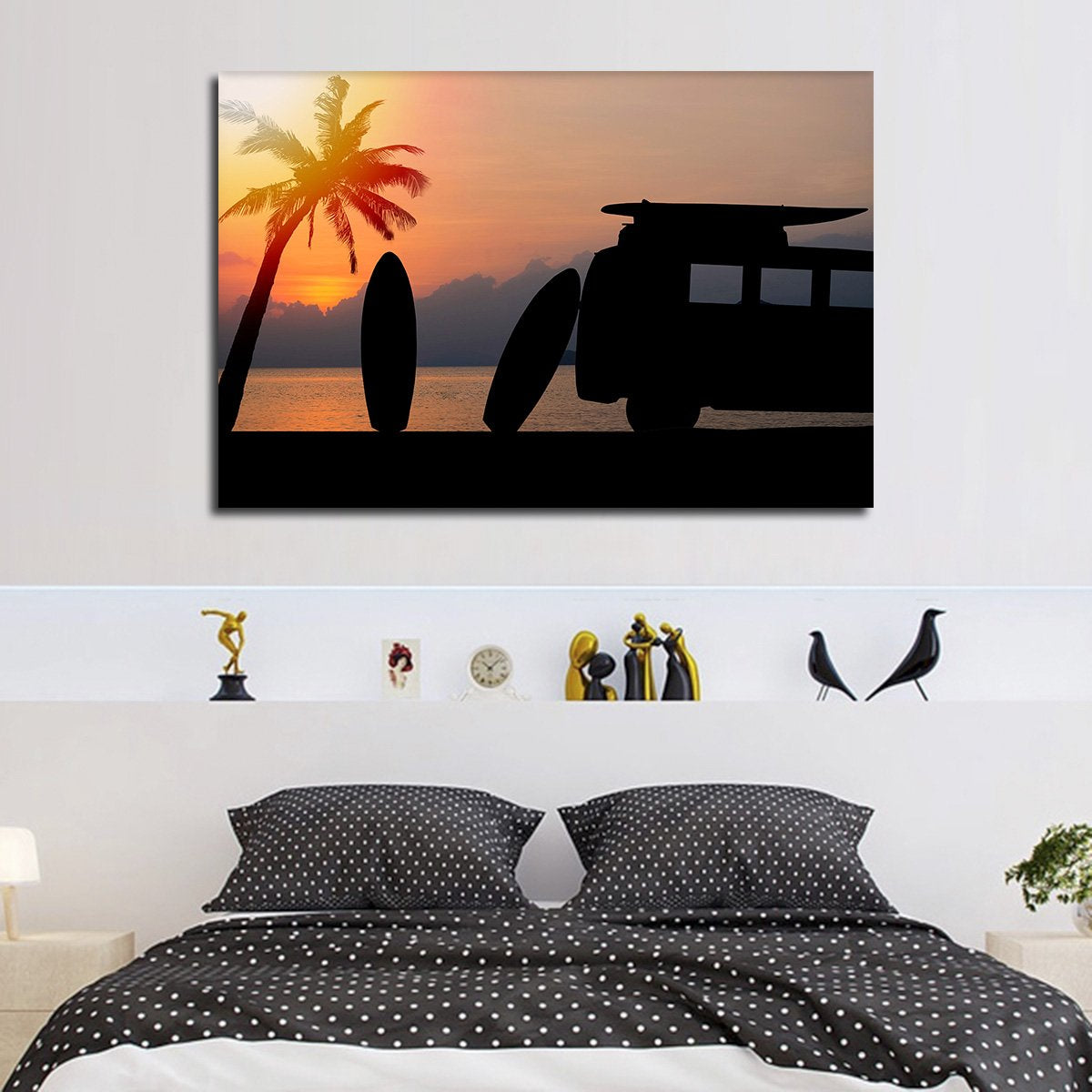 Surfing Road Trip Multi Panel Canvas Wall Art