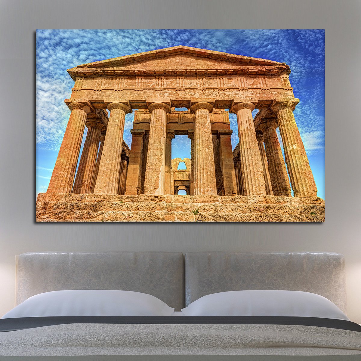 Temple Of Concordia Multi Panel Canvas Wall Art