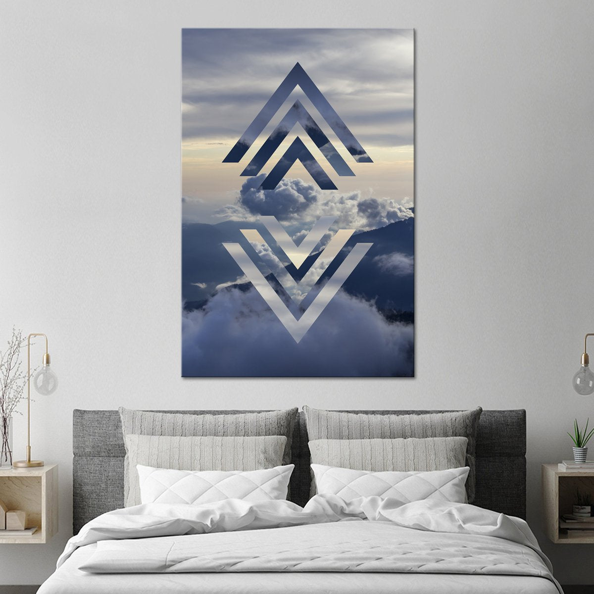 The Clouds Above Multi Panel Canvas Wall Art
