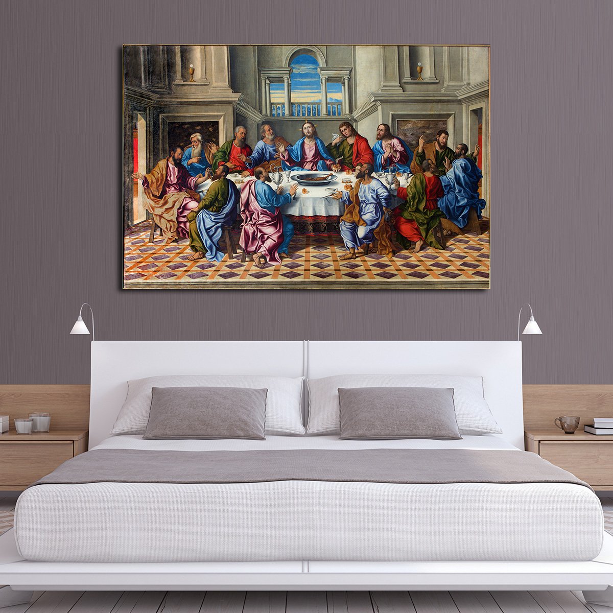 The Last Supper of Christ Multi Panel Canvas Wall Art