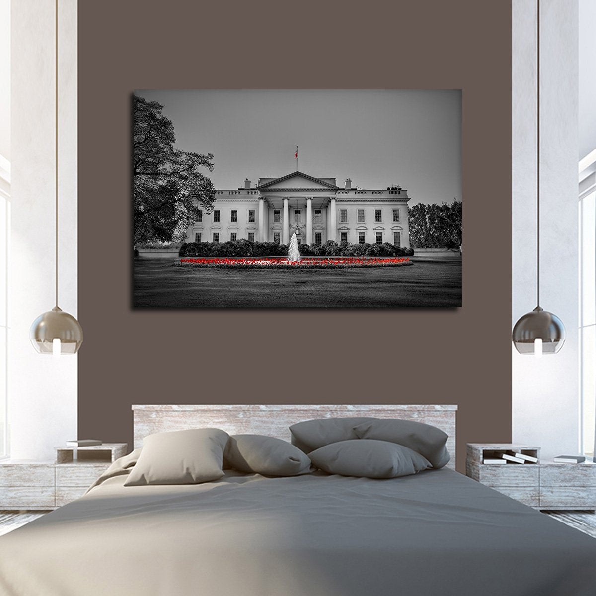 The White House Pop Multi Panel Canvas Wall Art