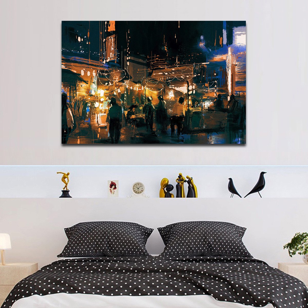 Tokyo Nights Multi Panel Canvas Wall Art