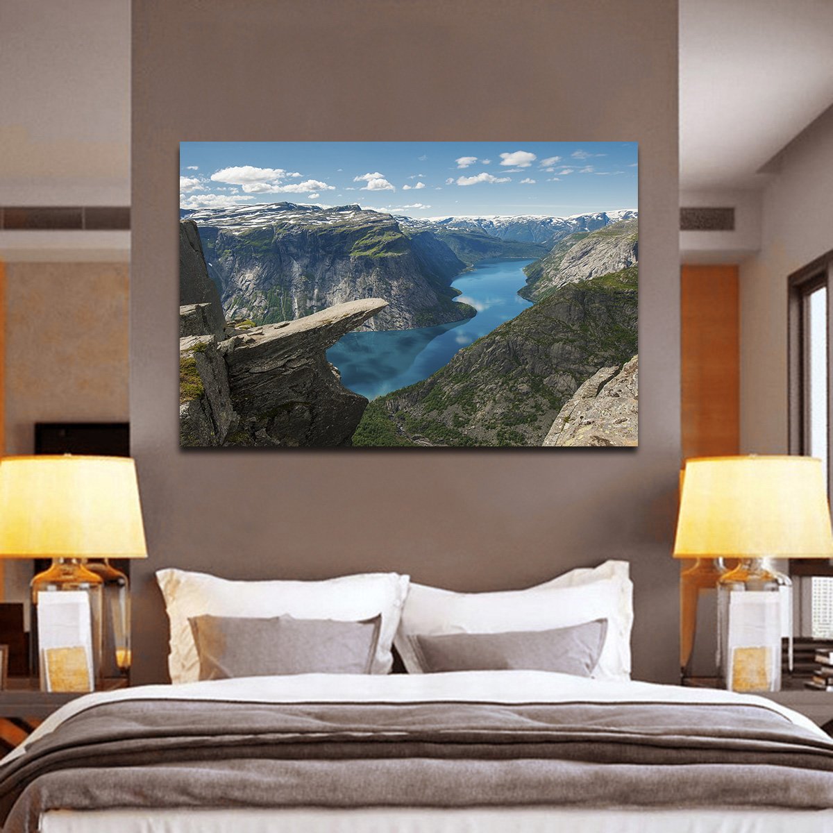 Tongue Rock Multi Panel Canvas Wall Art