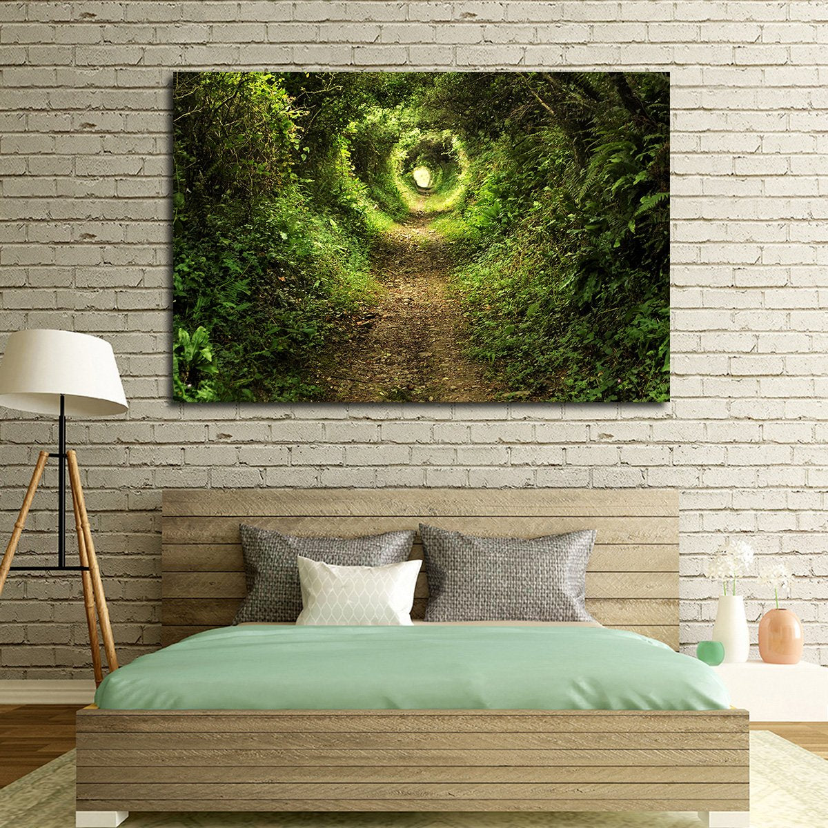 Tunnel Of Light Multi Panel Canvas Wall Art