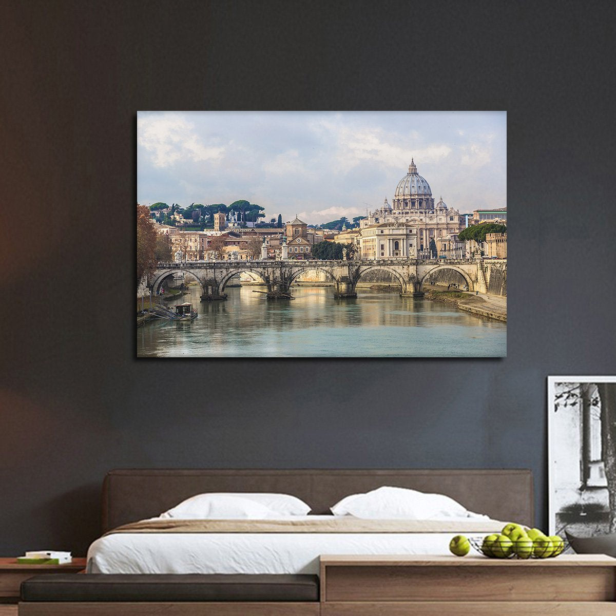 View Of Basilica Multi Panel Canvas Wall Art