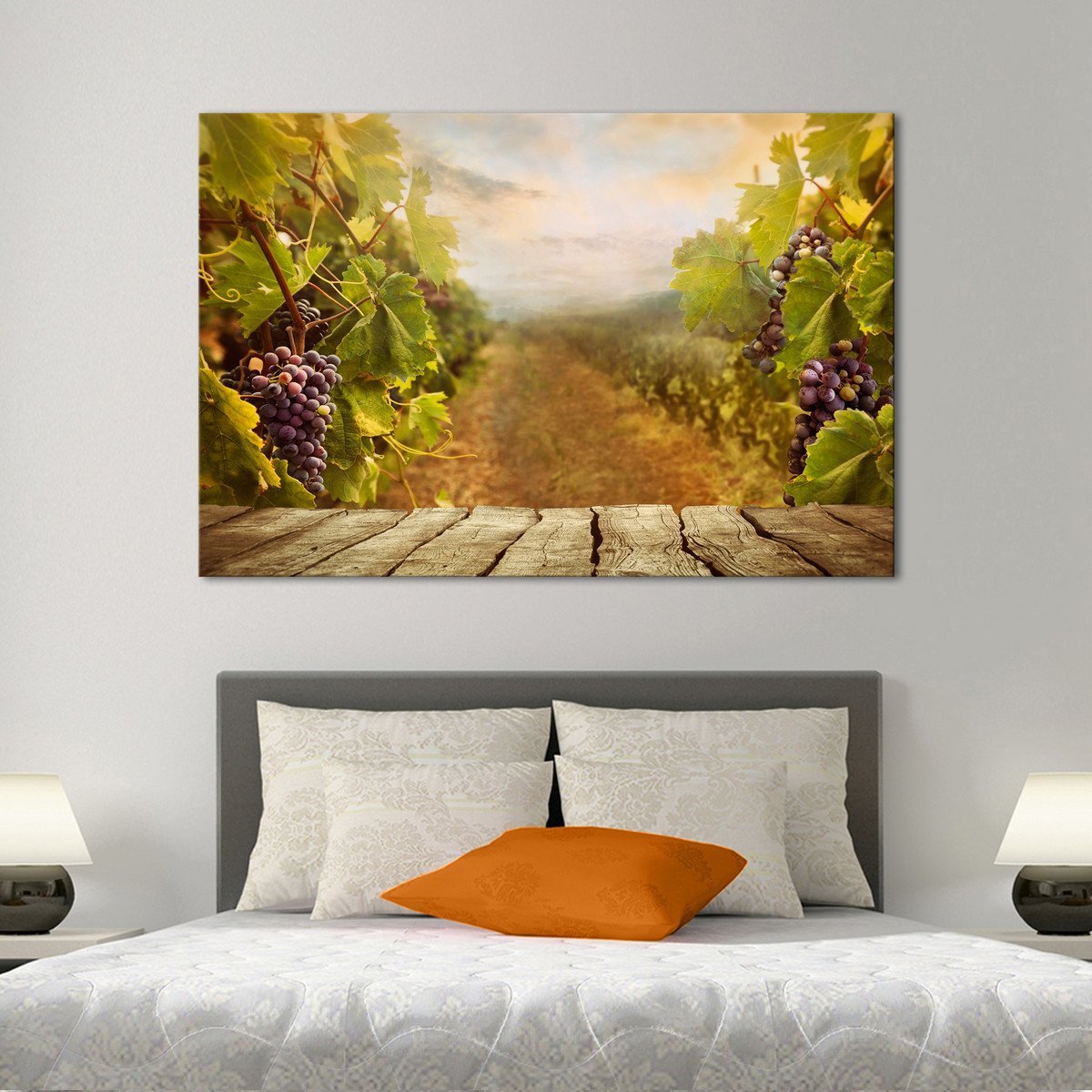 Vineyard Multi Panel Canvas Wall Art