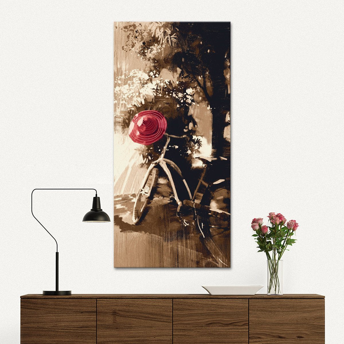 Vintage Bicycle Multi Panel Canvas Wall Art