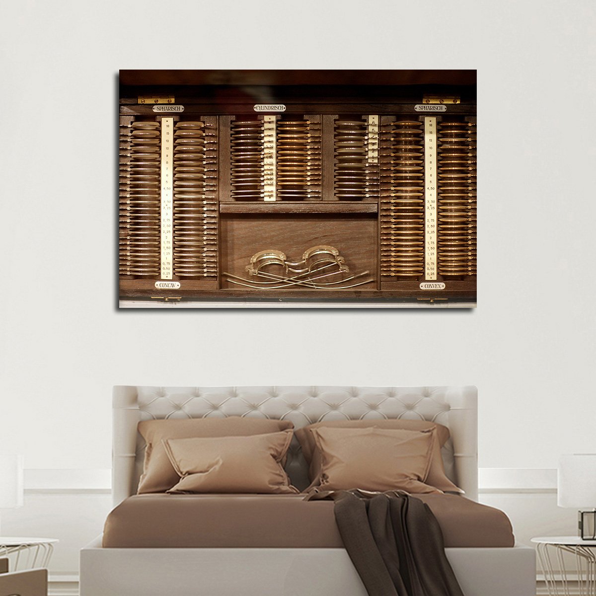 Vintage Optometry Multi Panel Canvas Wall Art