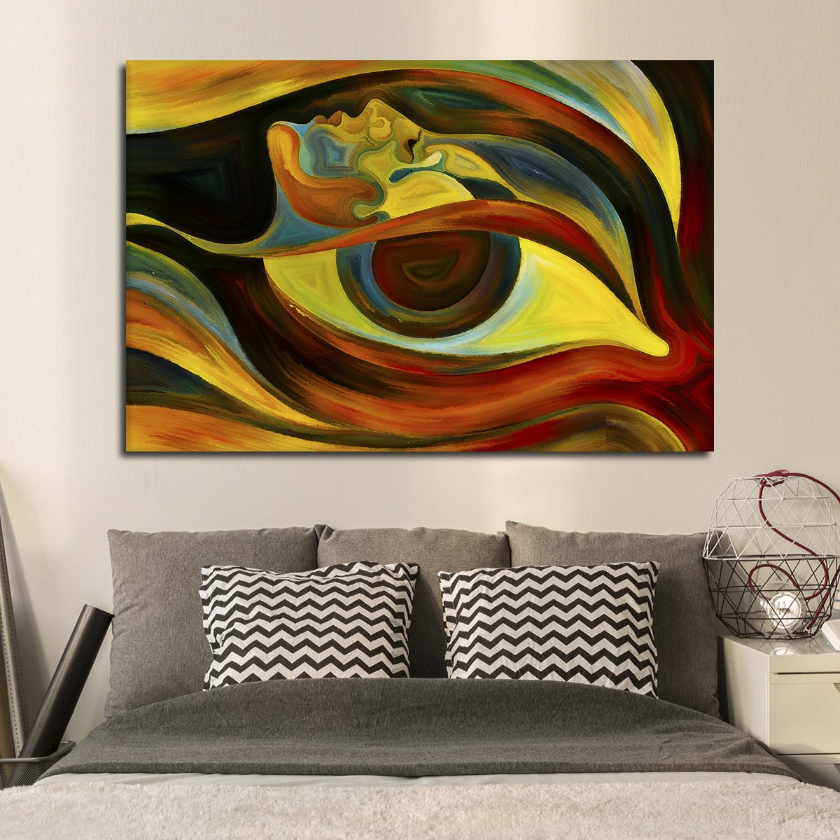 Voice In My Head Multi Panel Canvas Wall Art