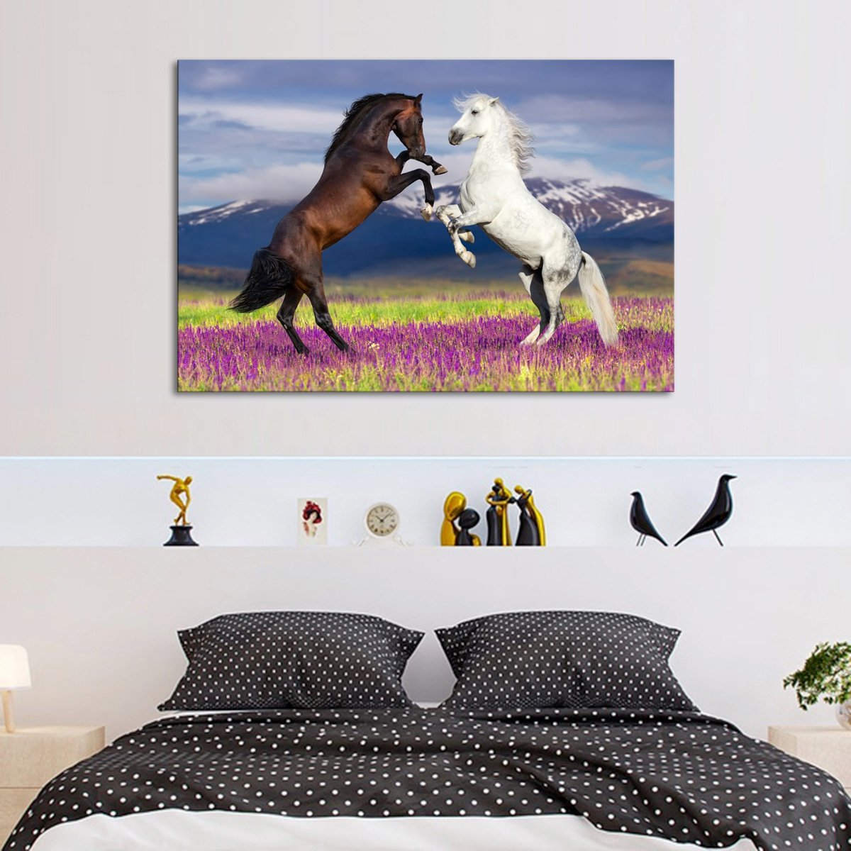 Wild Horses Multi Panel Canvas Wall Art